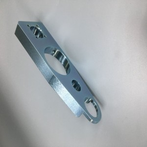 Customzied Aluminium Fräsning Delar med Blå Zink Ytbehandling